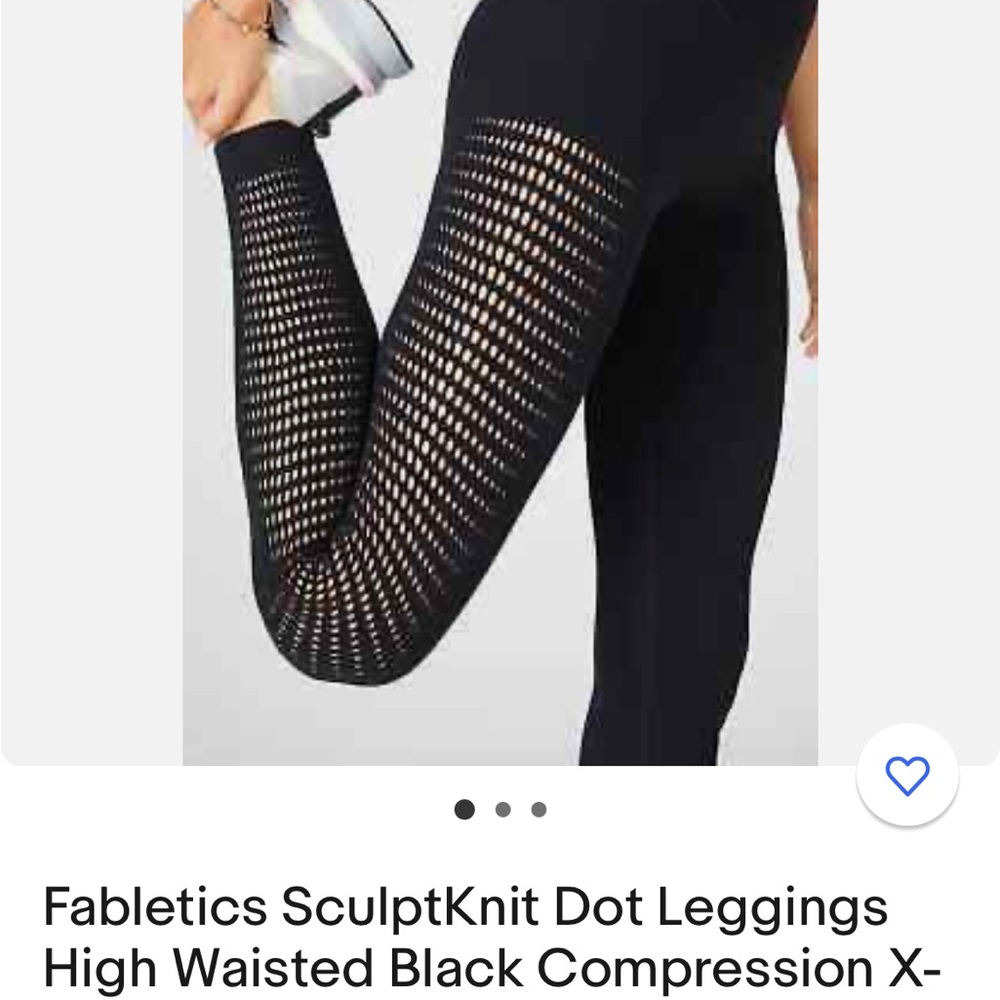 Fabletics Black Size Small Sculptknit Leggings